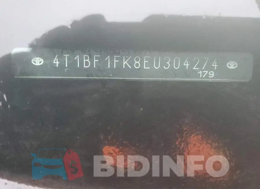4T1BF1FK8EU304274 Photo# 12