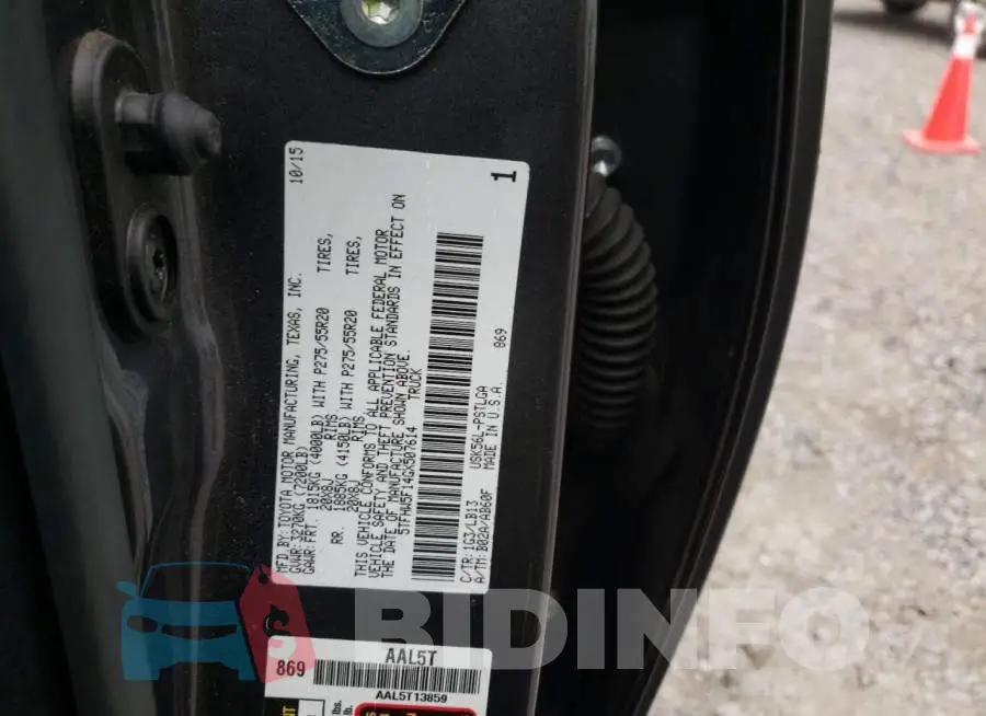 5TFHW5F14GX507614 Photo# 12