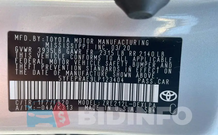 5YFEPRAE9LP123404 Photo# 10