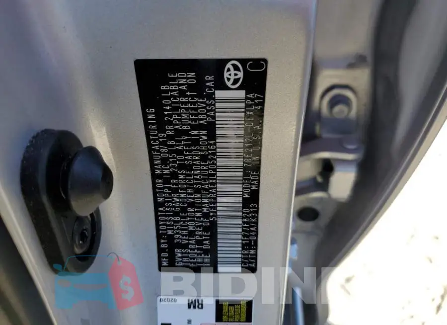 5YFEPRAEXLP052164 Photo# 12