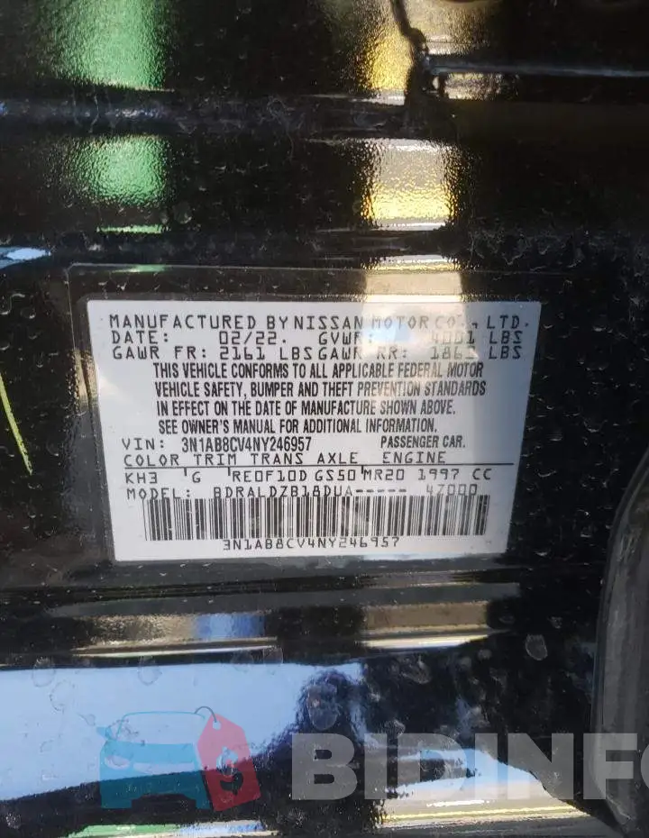 3N1AB8CV4NY246957 Photo# 13