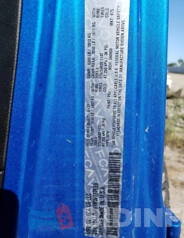 1C4JJXP61MW767699 Photo# 10