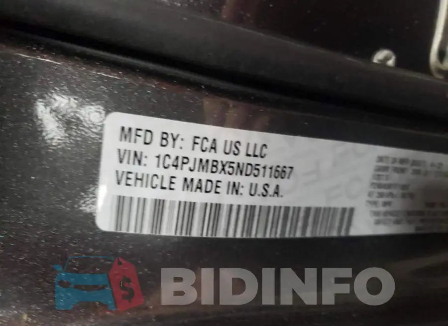 1C4PJMBX5ND511667 Photo# 10