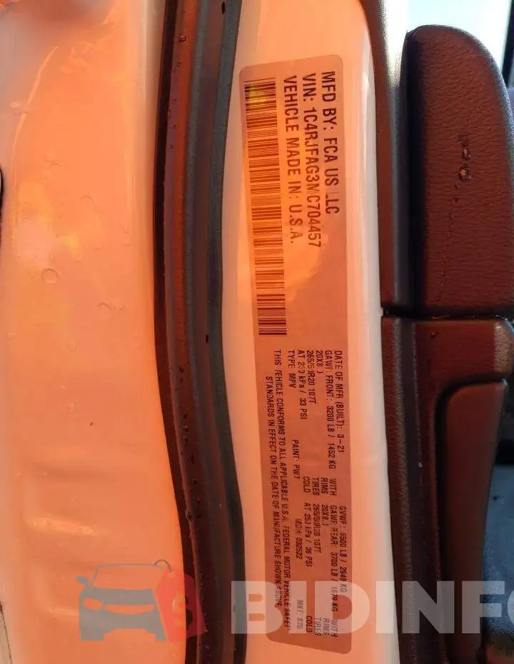 1C4RJFAG3MC704457 Photo# 13
