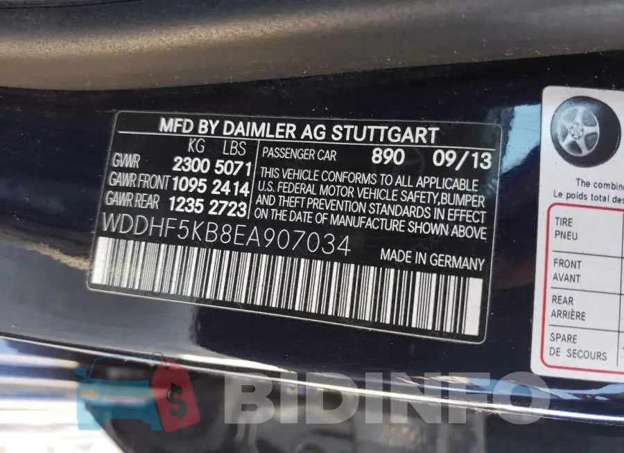 WDDHF5KB8EA907034 Photo# 12