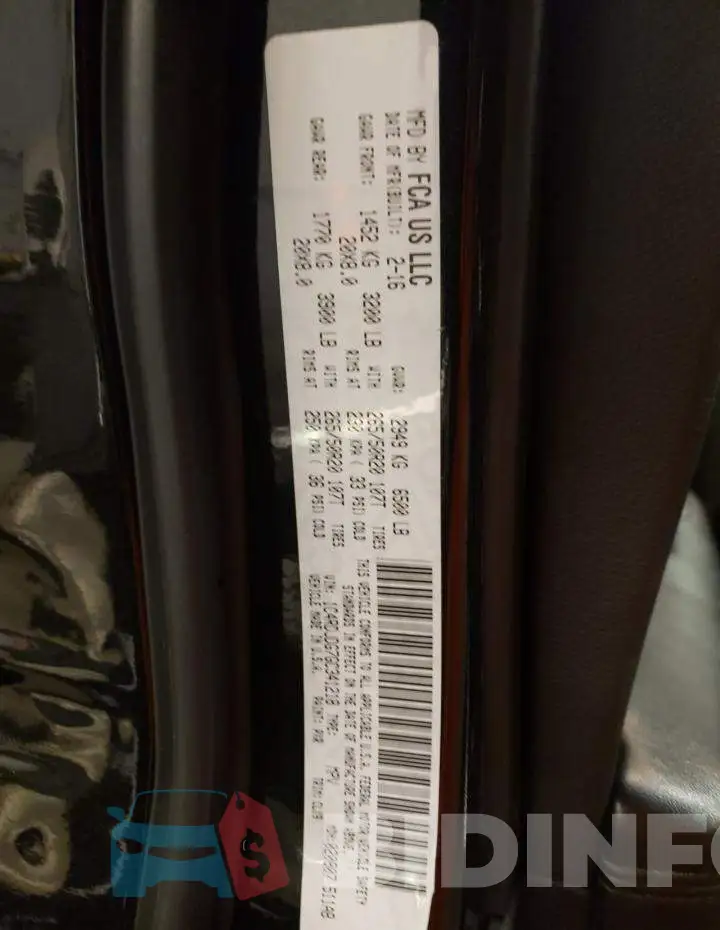 1C4RDJDG7GC341218 Photo# 13