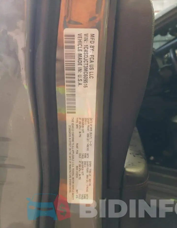 1C4SDJCT3MC609516 Photo# 13