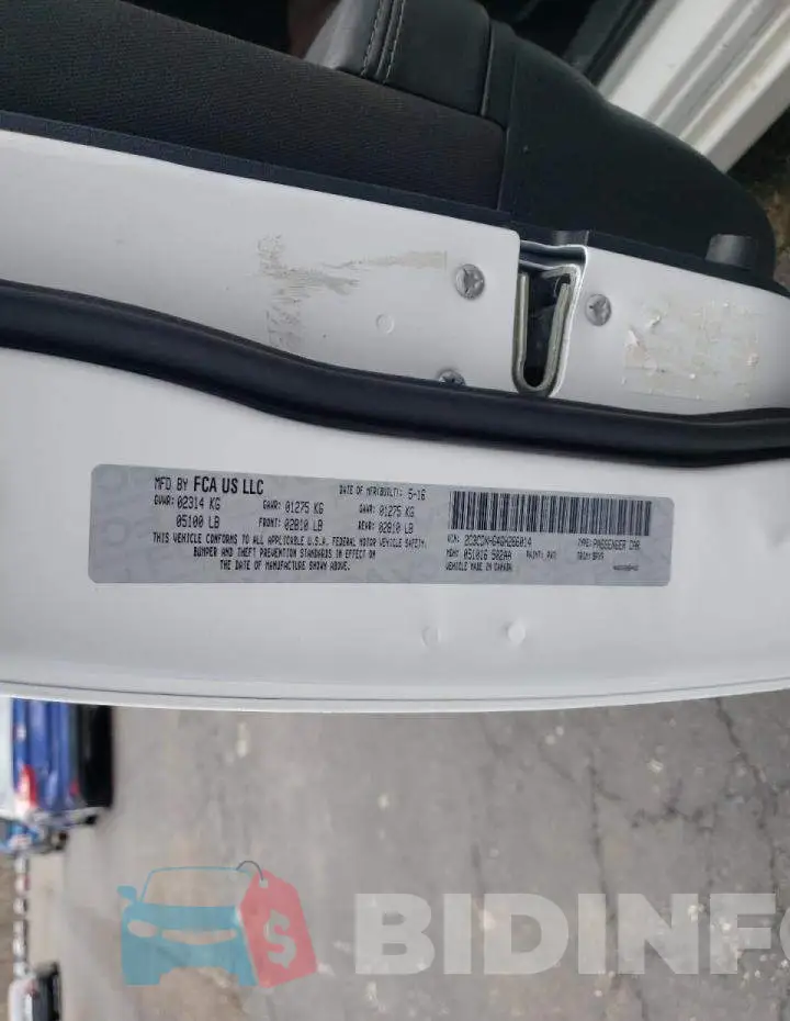 2C3CDXHG4GH266014 Photo# 10
