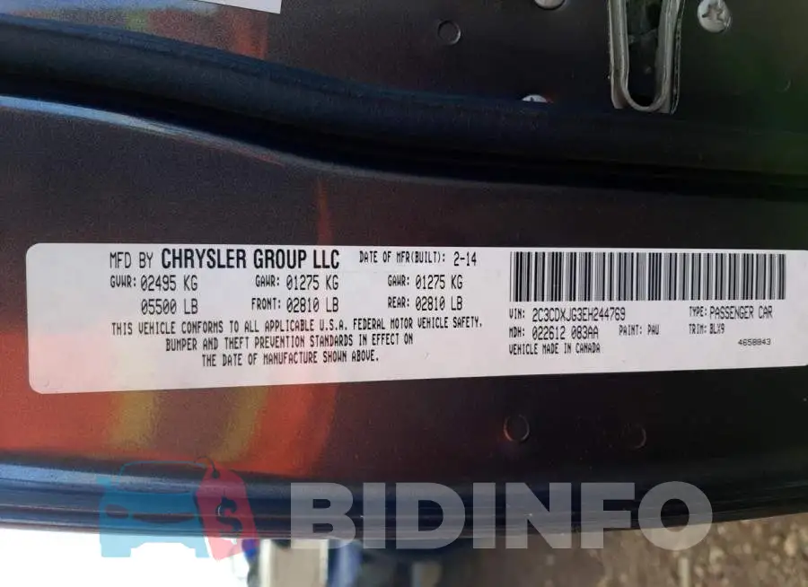 2C3CDXJG3EH244769 Photo# 10