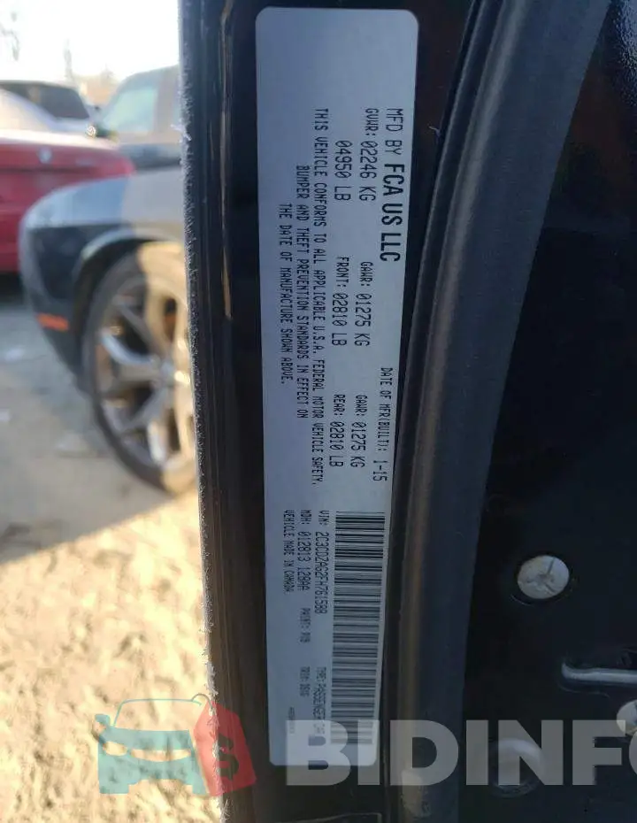 2C3CDZAG2FH761588 Photo# 12