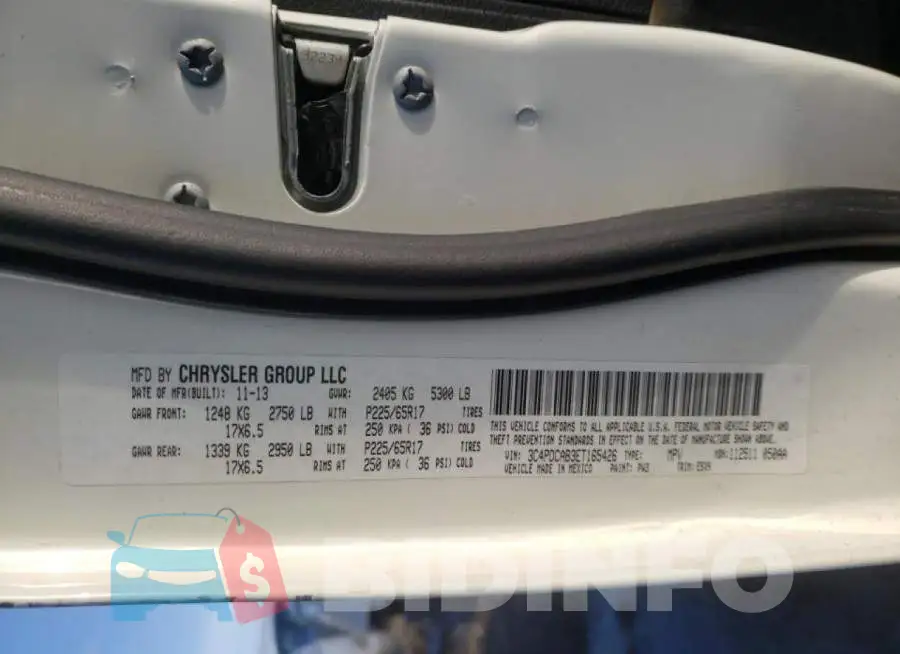 3C4PDCAB3ET165426 Photo# 10
