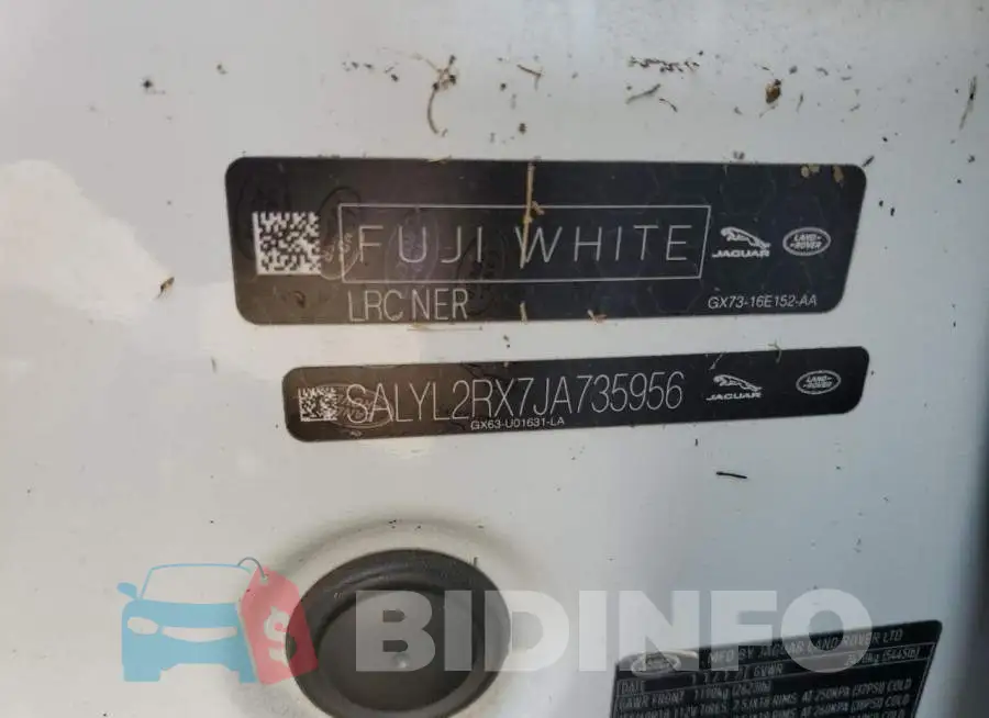 SALYL2RX7JA735956 Photo# 10