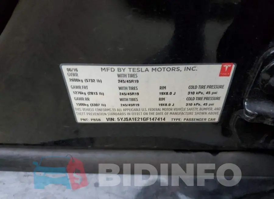 5YJSA1E21GF147414 Photo# 13