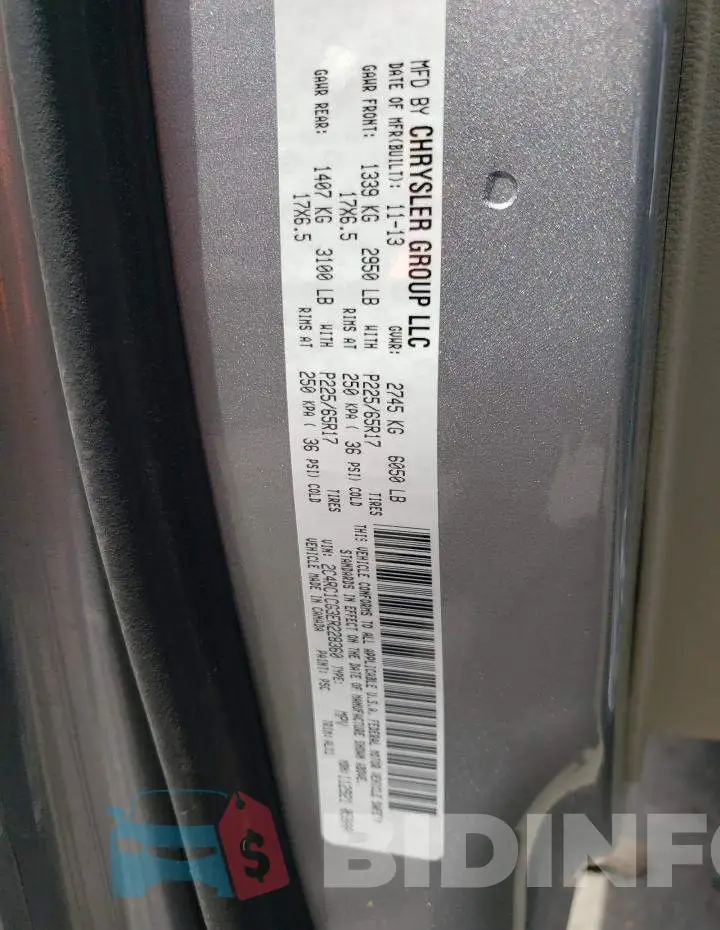2C4RC1CG3ER228360 Photo# 10