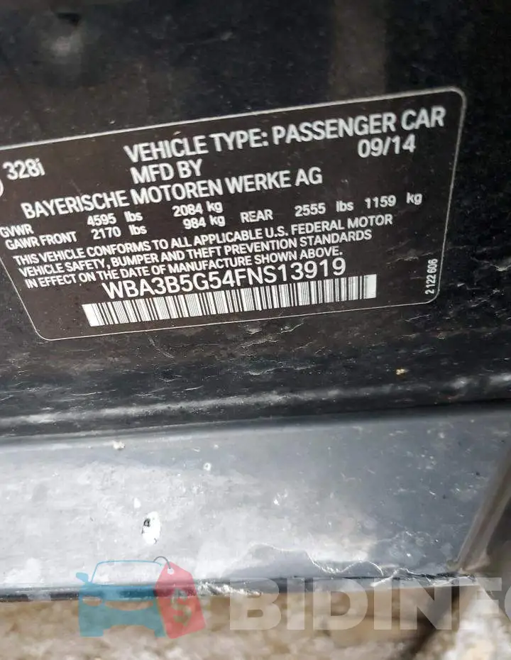 WBA3B5G54FNS13919 Photo# 12