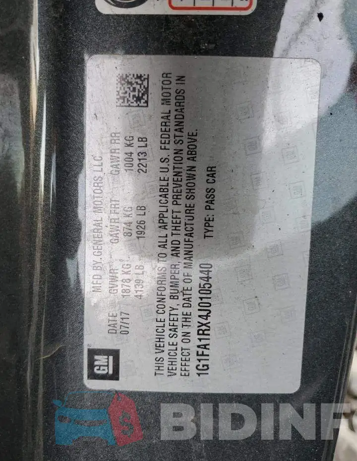 1G1FA1RX4J0105440 Photo# 12