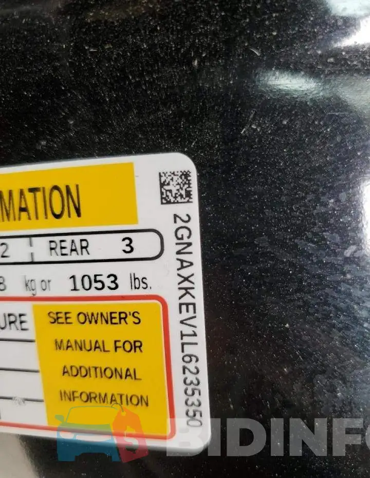 2GNAXKEV1L6235350 Photo# 14
