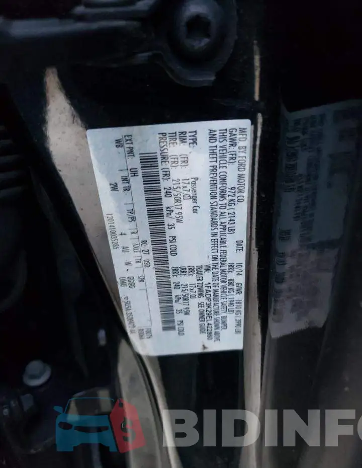 1FADP3K29EL422860 Photo# 12