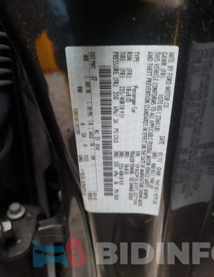 1FADP3L9XFL227184 Photo# 10