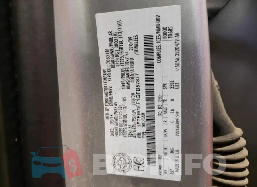 1FTFW1EF1GFB57877 Photo# 12