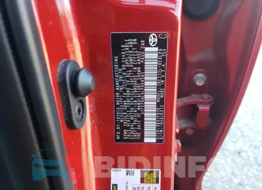5YFEPRAE4LP049583 Photo# 12