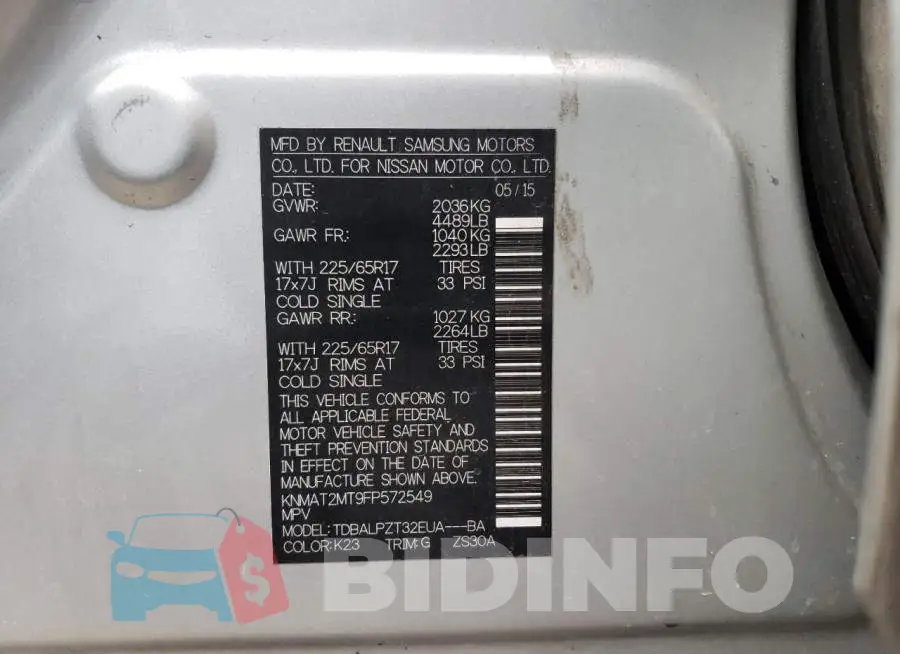KNMAT2MT9FP572549 Photo# 12