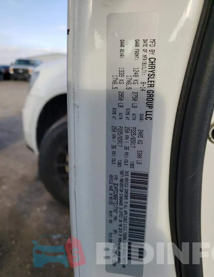 3C4PDCAB6FT517707 Photo# 13