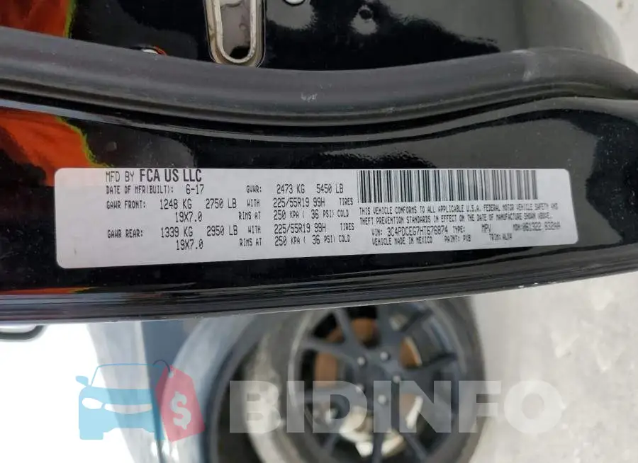 3C4PDCEG7HT676874 Photo# 12