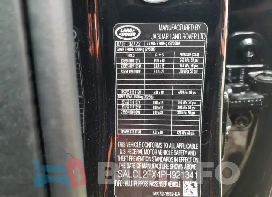 SALCL2FX4PH921341 Photo# 14