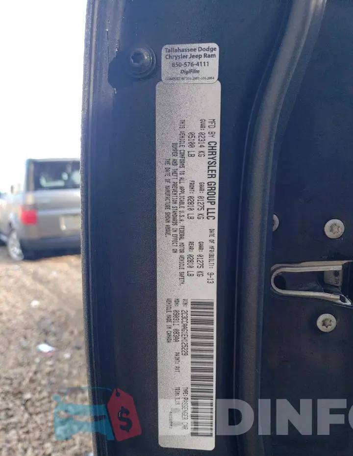 2C3CCAAG1EH125229 Photo# 13