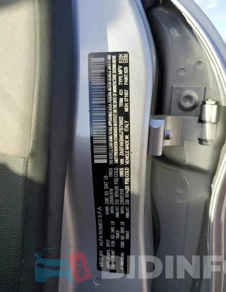 ZASFAKBN5J7B79602 Photo# 13