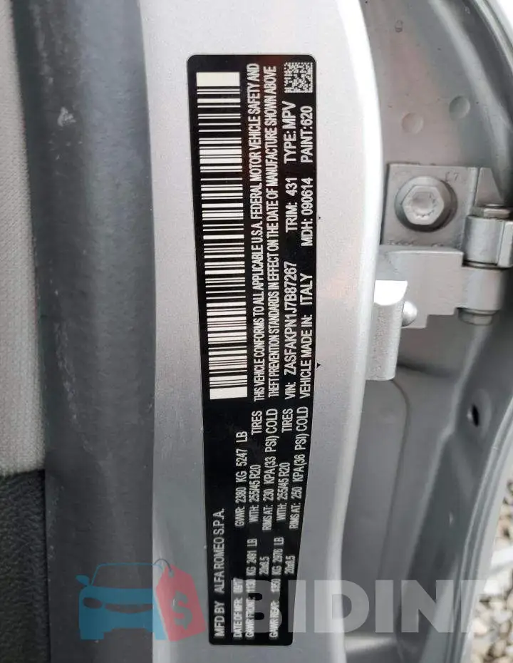 ZASFAKPN1J7B87267 Photo# 12