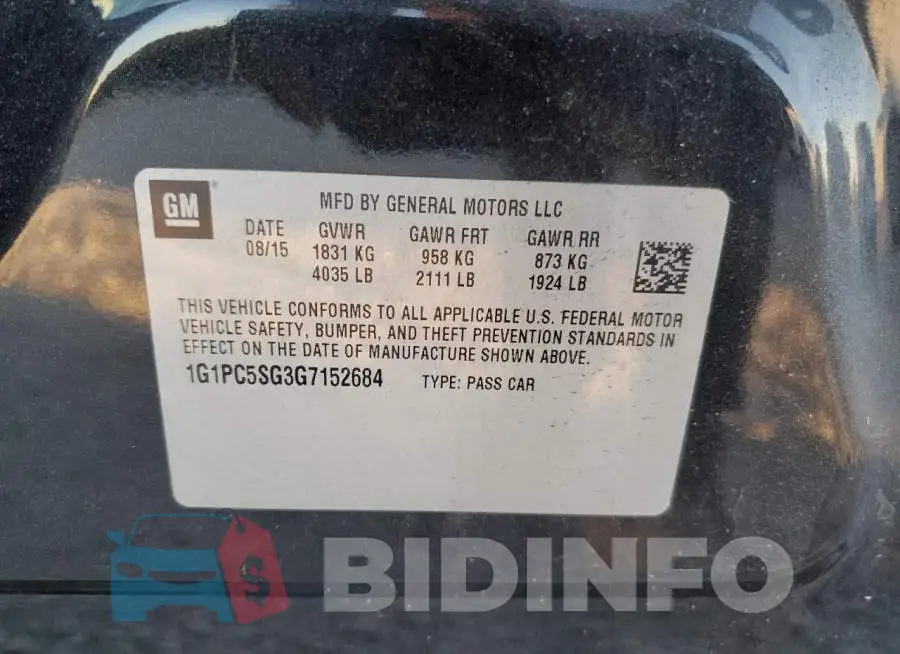 1G1PC5SG3G7152684 Photo# 12