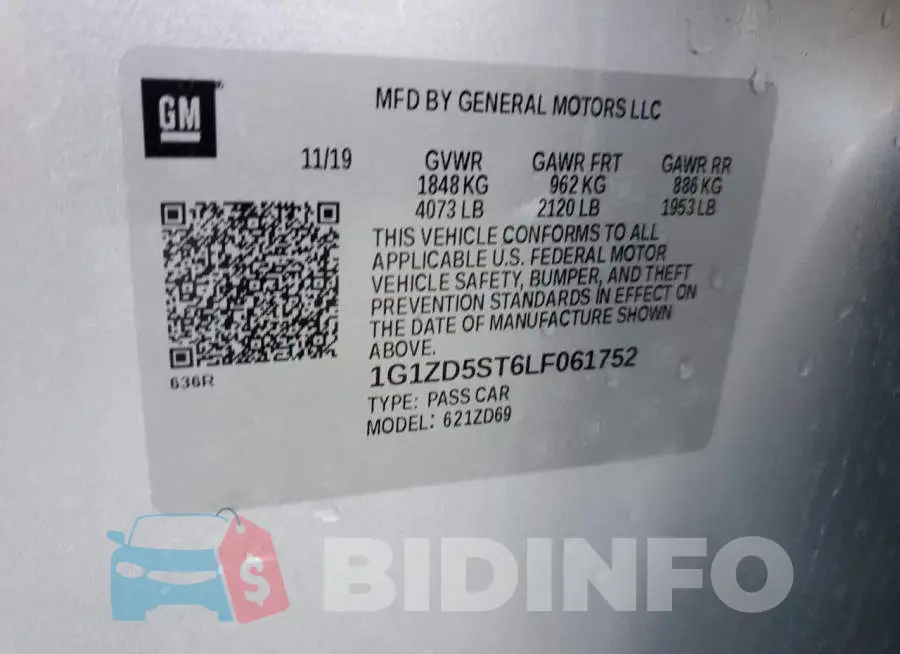 1G1ZD5ST6LF061752 Photo# 10