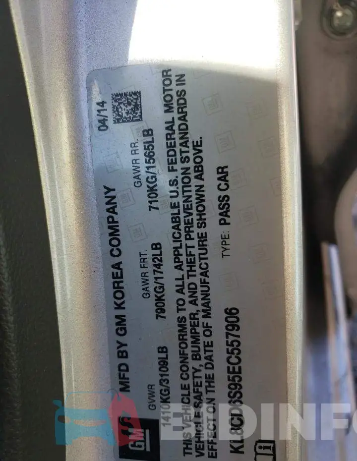 KL8CD6S95EC557906 Photo# 10
