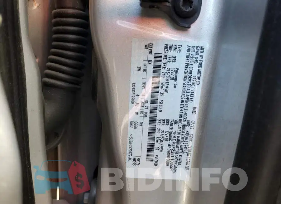 1FADP3F22EL103441 Photo# 12