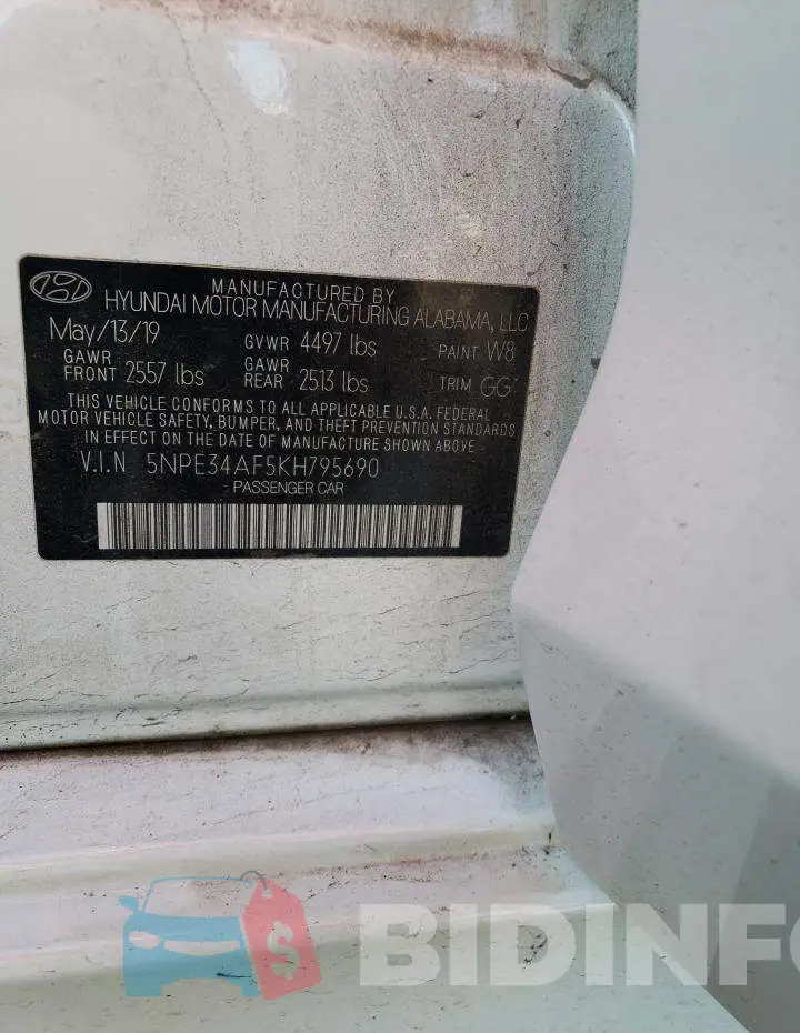 5NPE34AF5KH795690 Photo# 12
