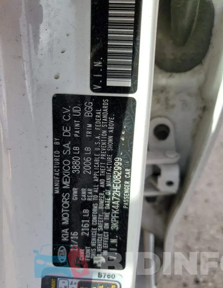 3KPFK4A72HE082999 Photo# 12