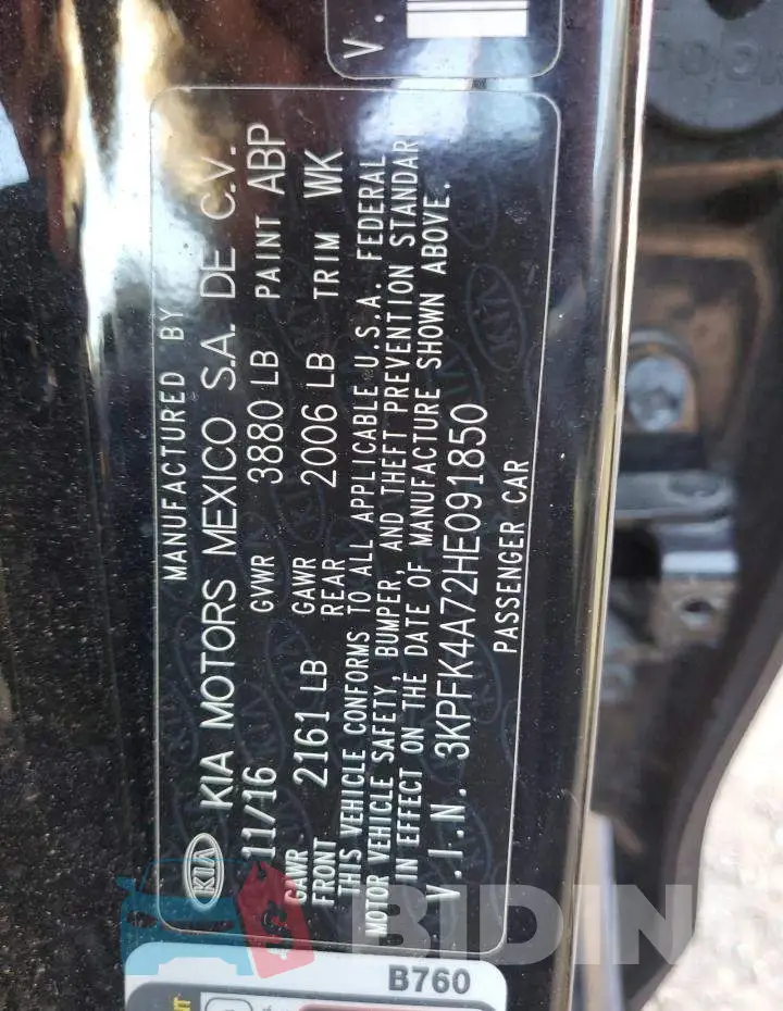 3KPFK4A72HE091850 Photo# 10