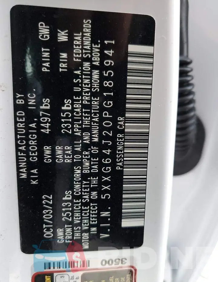 5XXG64J20PG185941 Photo# 13