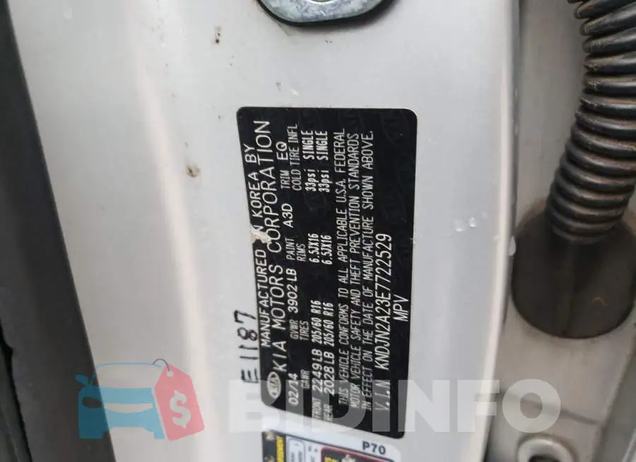 KNDJN2A23E7722529 Photo# 10
