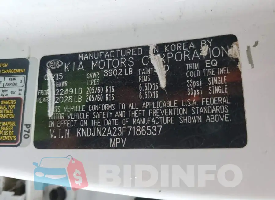 KNDJN2A23F7186537 Photo# 13