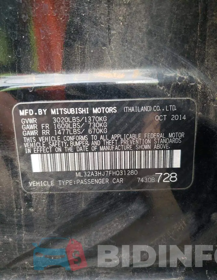 ML32A3HJ7FH031280 Photo# 10