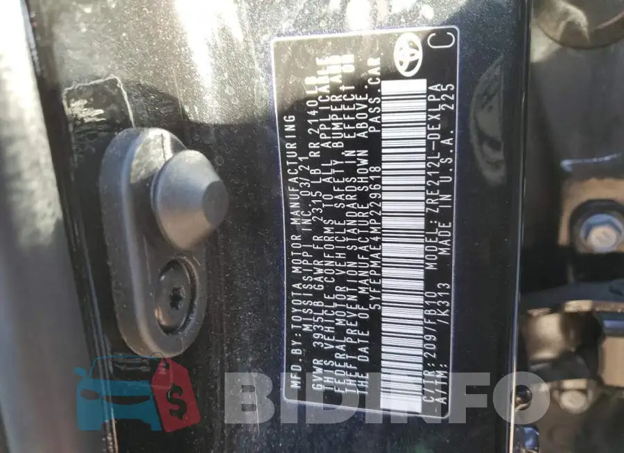 5YFEPMAE4MP229618 Photo# 12