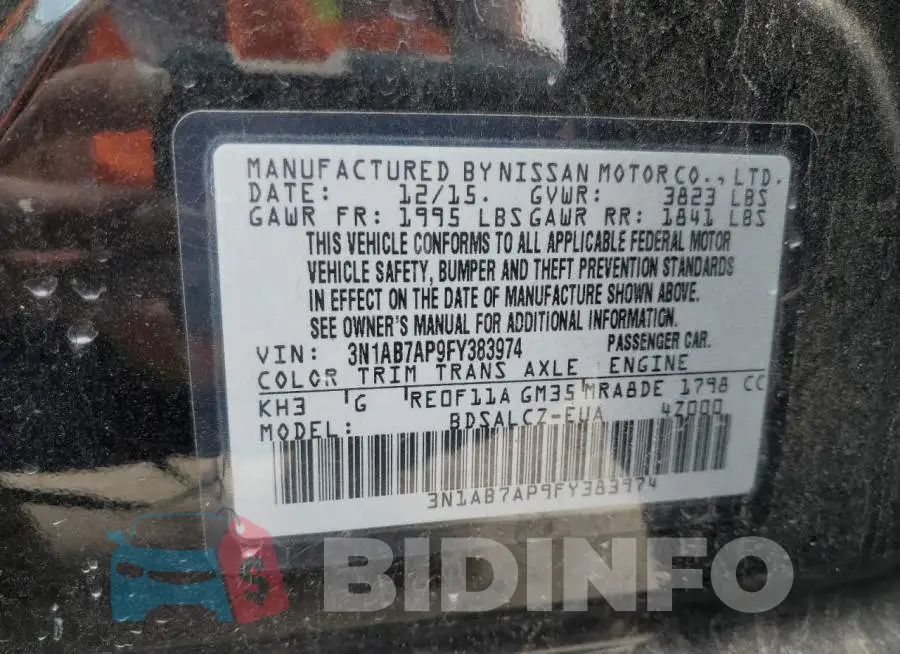 3N1AB7AP9FY383974 Photo# 12