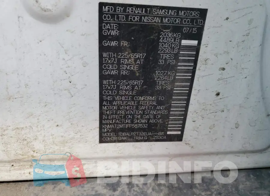 KNMAT2MT1FP587532 Photo# 12