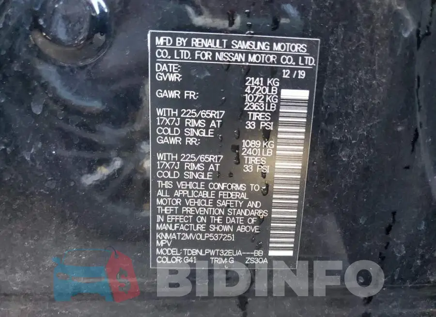KNMAT2MV0LP537251 Photo# 13