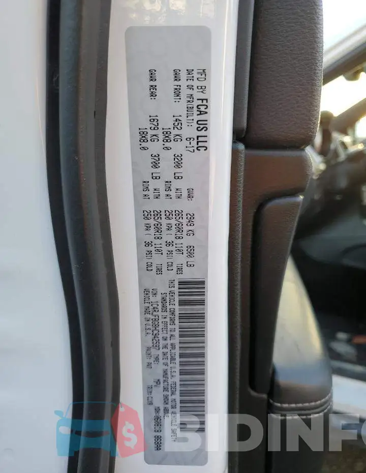 1C4RJFBG8HC942597 Photo# 13