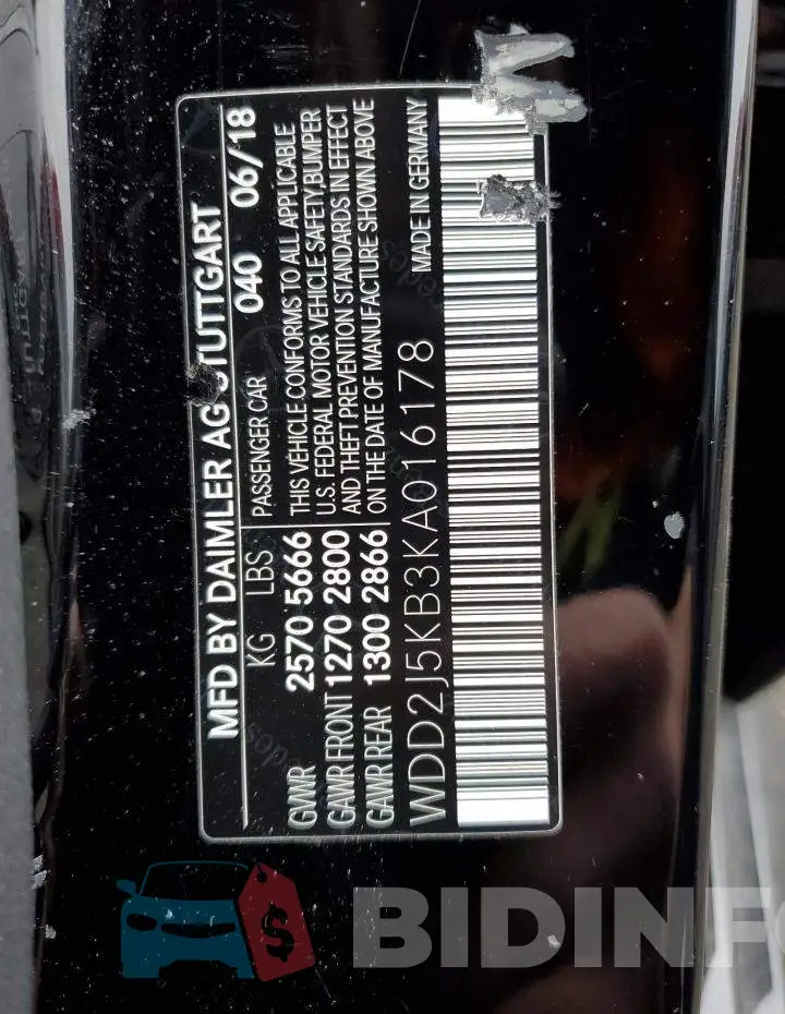 WDD2J5KB3KA016178 Photo# 12
