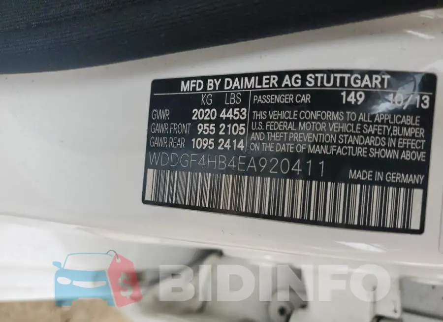 WDDGF4HB4EA920411 Photo# 12